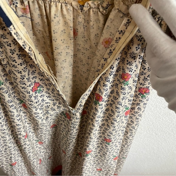 Vintage Just Choon California Prairie Mixed Print Floral Boho Cottagecore Dress - Picture 9 of 16